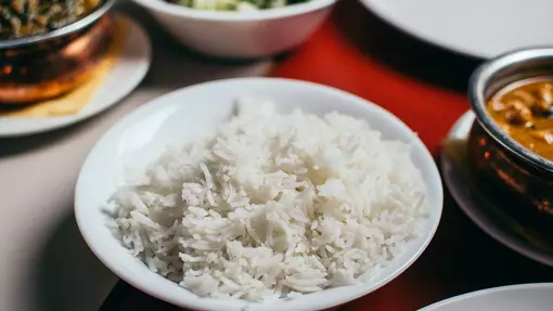 Rice in a bowl