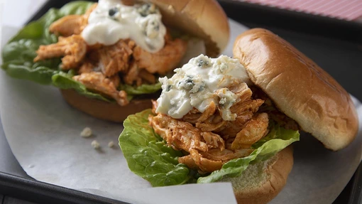 Buffalo turkey burgers